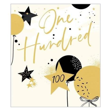 Balloons & Stars 100th Birthday Card £2.50